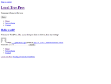 Tablet Screenshot of localtreepros.com